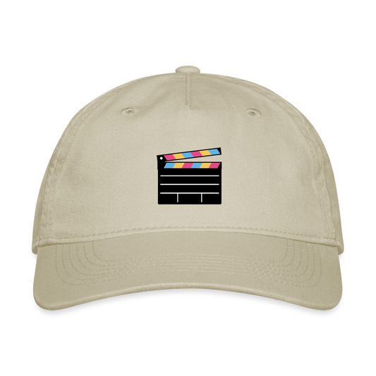 Pansexual Pride Slate Hat - khaki