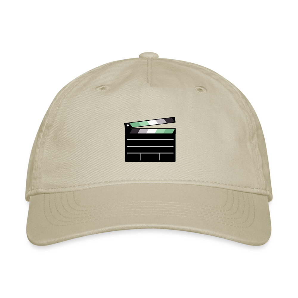 Aromantic Pride Slate Hat - khaki