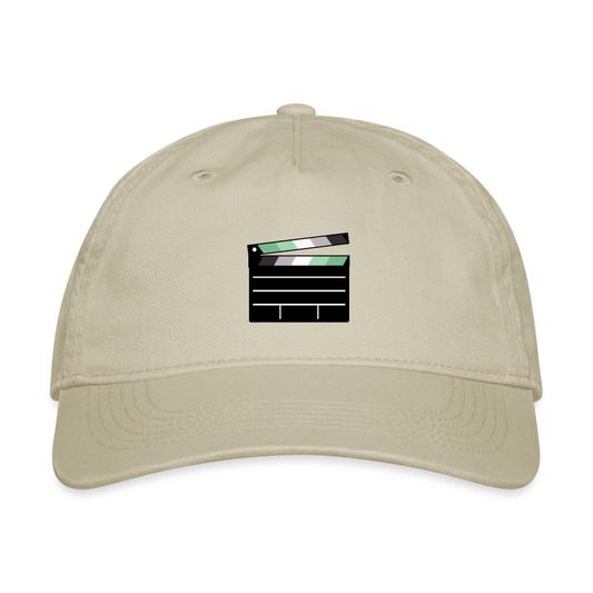 Aromantic Pride Slate Hat - khaki