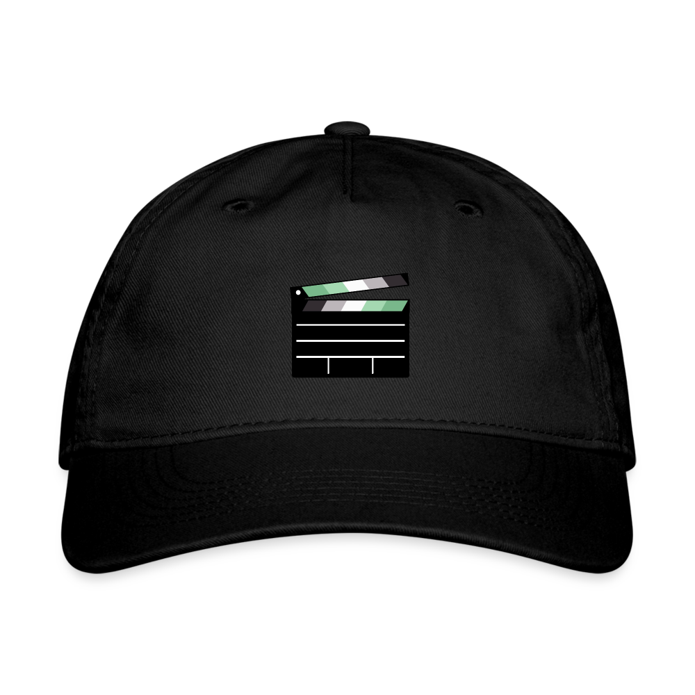 Aromantic Pride Slate Hat - black