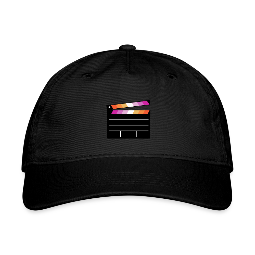 Lesbian Pride Slate Hat - black