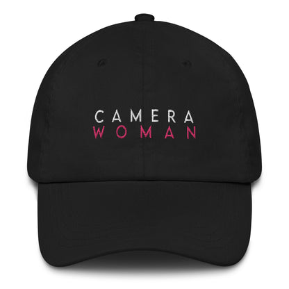 Camera Woman Pink Hat