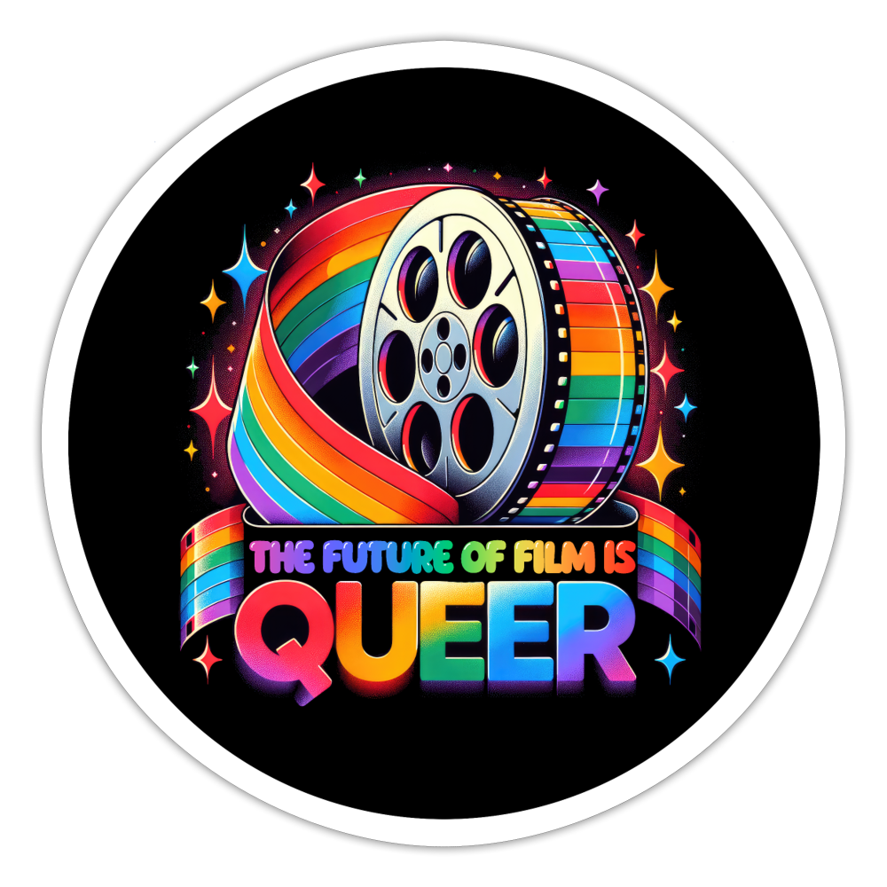 Future is Queer Sticker - white matte