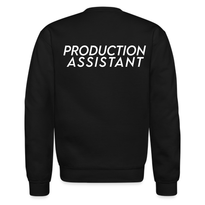 Production Assistant Crew Sweatshirt - black