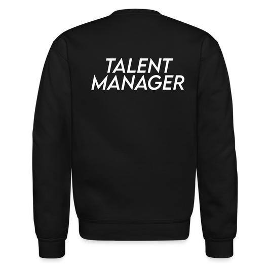 Talent Manager Crew Sweatshirt - black