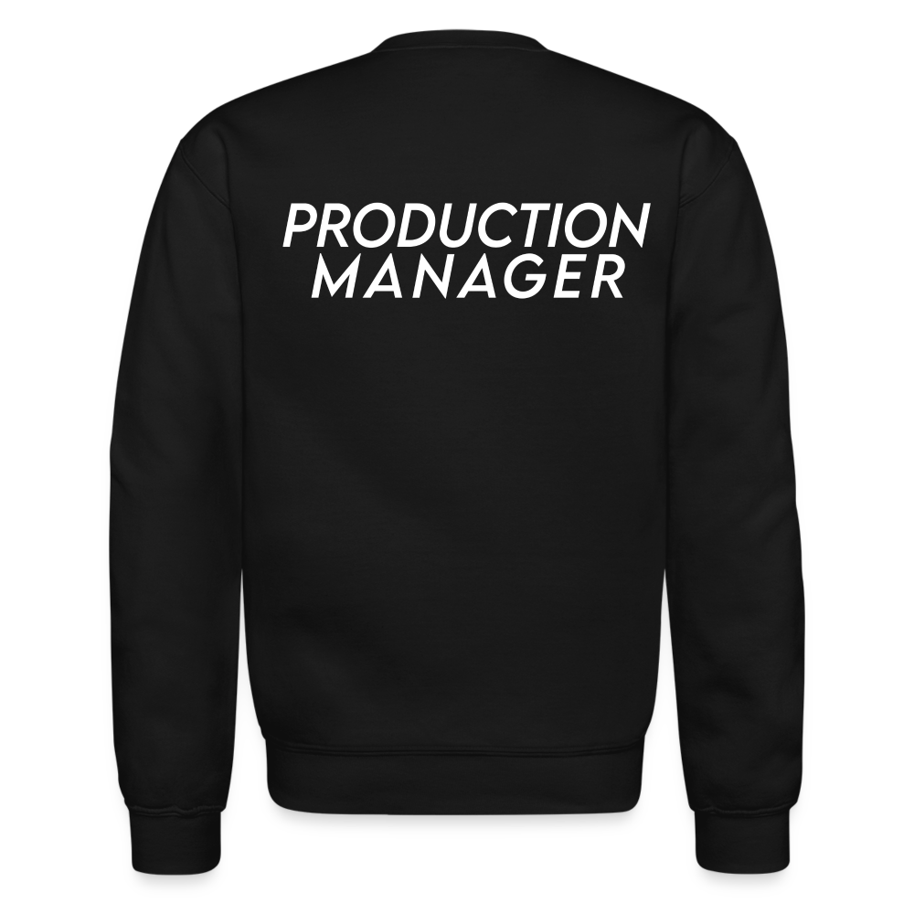 Production Manager Crew Sweatshirt - black