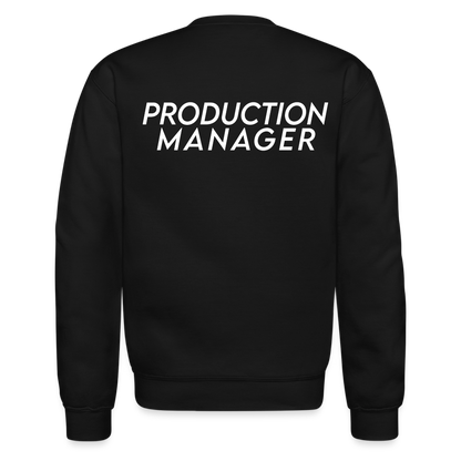 Production Manager Crew Sweatshirt - black