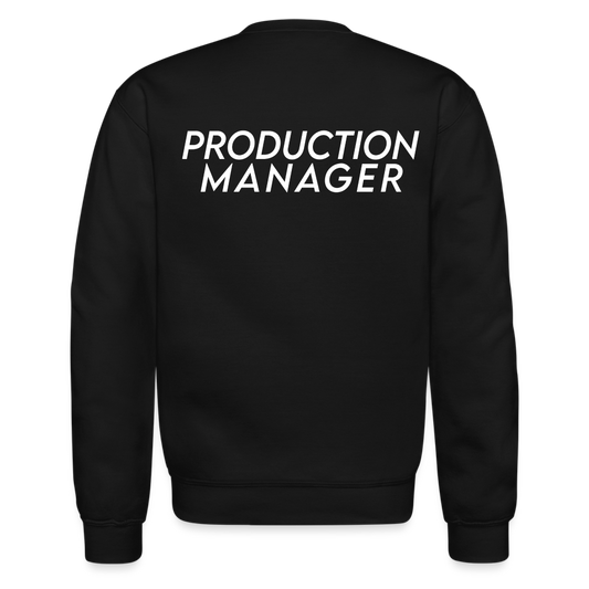 Production Manager Crew Sweatshirt - black