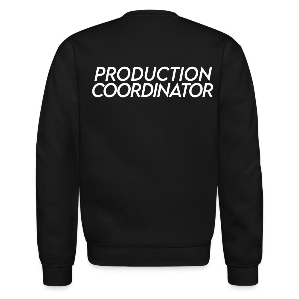 Production Coordinator Crew Sweatshirt - black