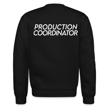 Production Coordinator Crew Sweatshirt - black