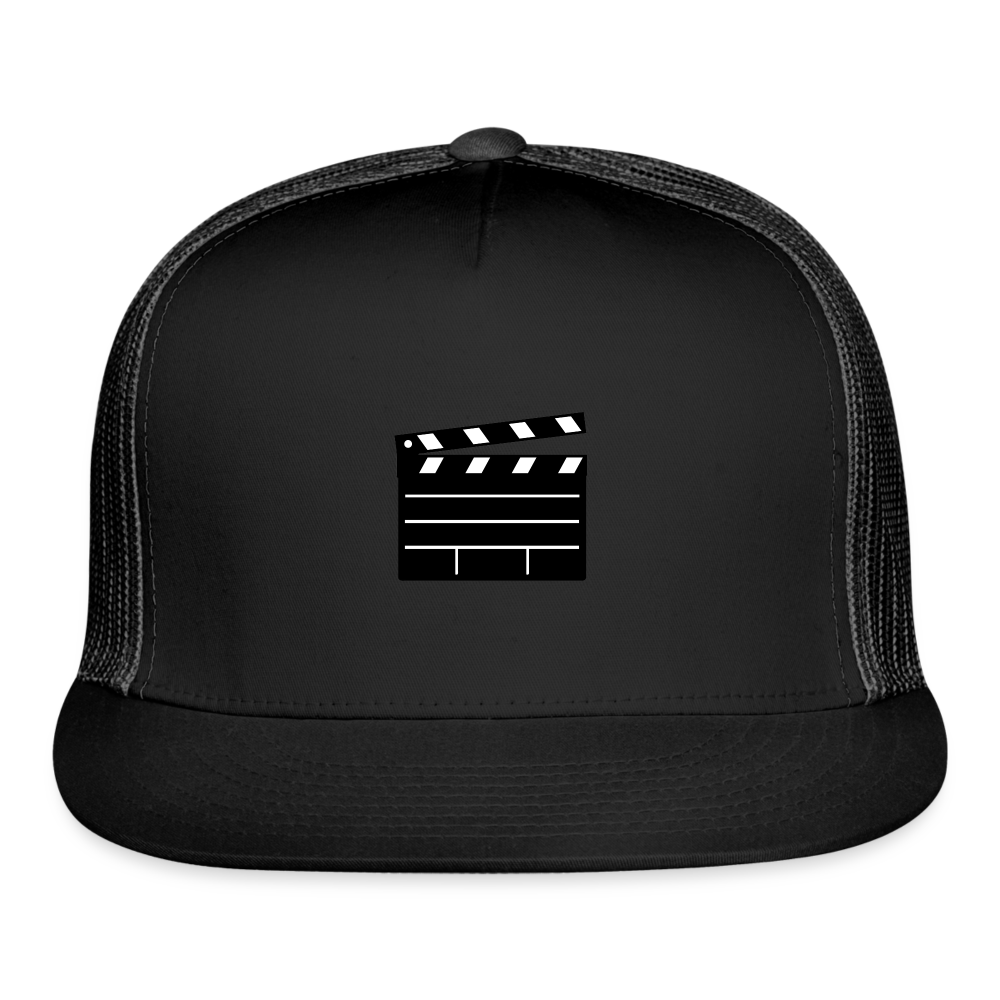 Slate Trucker Hat - black/black