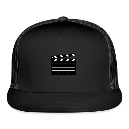 Slate Trucker Hat - black/black