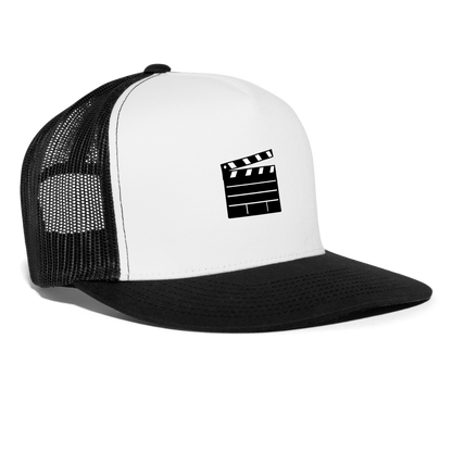 Slate Trucker Hat - white/black