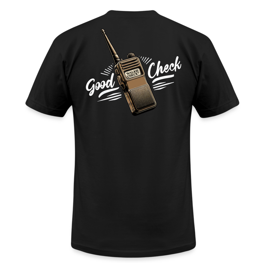 Walkie Check T-Shirt - black