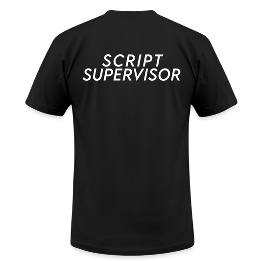 Script Supervisor Crew T-Shirt - black