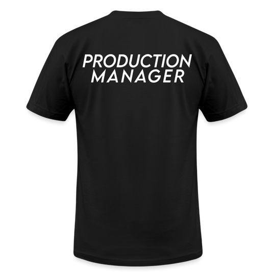 Production Manager Crew T-Shirt - black